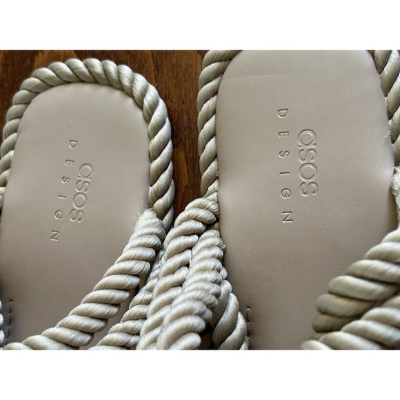 ASOS Tan Rope Sandals - Picture 3 of 5